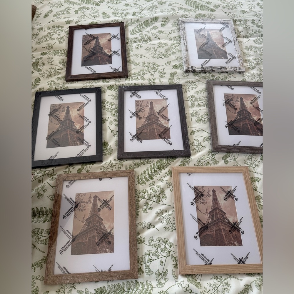 Classic Wood-Look Photo Frame - Beige and Brown Assortment